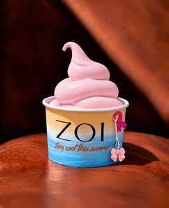 Pink Velvet Frozen Yogurt - ZOI Cafe AlQattara al-ain