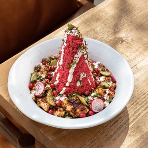 The Pinktober Tower - ZOI Cafe AlQattara al-ain