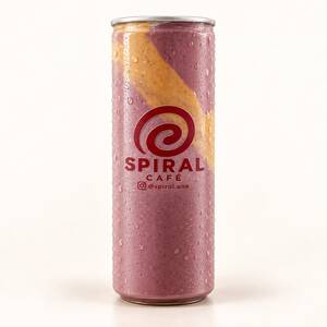 Canned Spiral Acai Smoothie - Spiral Cafe sharjah