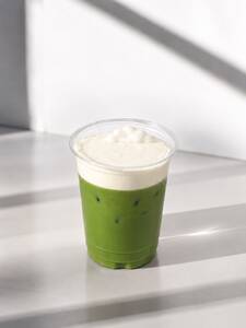 Salted Vanilla Matcha - Above The Clouds Cafe sharjah