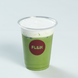 Matcha Latte With Foam - Flux dubai