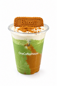 Biscoff Matcha Cloud Latte - One Coffee House dubai