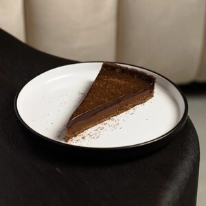 Salted Caramel Tart - BLDG Coffee sharjah