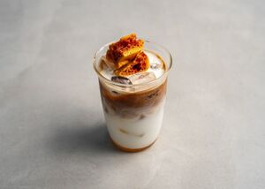 Honey Comb Latte - The Grey dubai