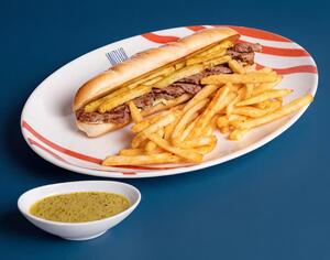 Entrecote steak  sandwich - Wave Cafe abu-dhabi