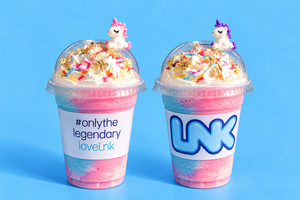 Unicorn Frappe - Lnk Cafe dubai