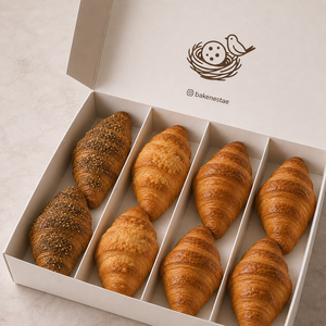 Croissant Box 8 PCs - BakeNest sharjah