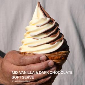 Mix Soft Serve ( Croissant) - La Petite Cafe al-ain