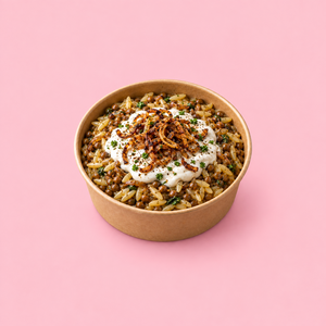 Velvet Orzo Mujaddara  - MAMAMEZA abu-dhabi