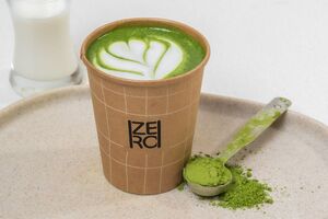 Hot Matcha Latte - Absolute Zero al-ain