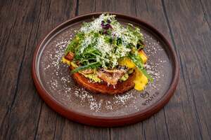 Turkey Egg Benedict - Wolves Cafe sharjah