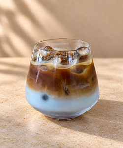 Ruby Chocolate Iced Latte  - Rain abu-dhabi