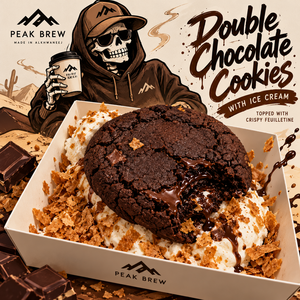 Double Chocolate Cookies Melt  - Peak Brew  dubai