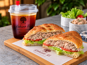 Americano & Tuna Focaccia Combo - Kohinoki dubai
