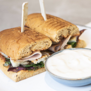 Drivu Turkey Halloumi Sandwich