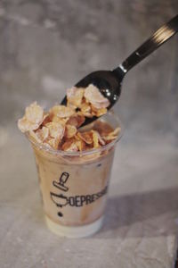 Drivu Iced Cereal Latte