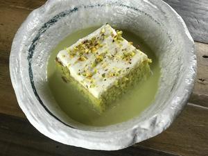 Drivu Pistachio Milk Cake Slice