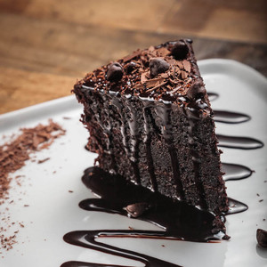 Drivu Triple Chocolate Cake Slice