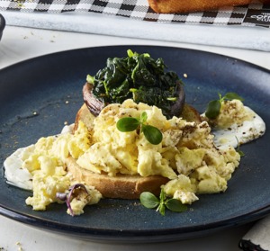 Drivu Arabian Scrambled Eggs & Mushrooms