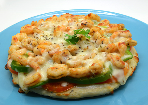 Drivu Shrimp Melt Pizza