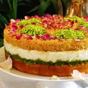 Drivu Kunafa Rice Pudding Cake
