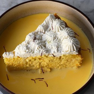 Drivu Saffron Milk Cake Slice