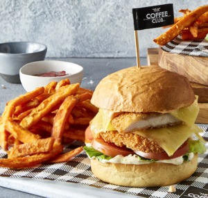 Drivu Sriracha Spicy Chicken Burger
