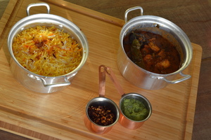 Drivu Marak Rubian with Saffron Rice