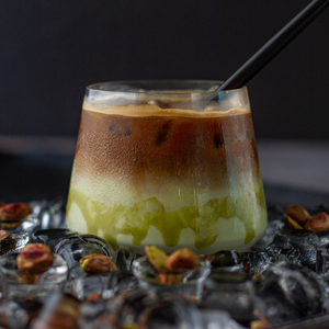 Drivu Iced Pistachio Latte