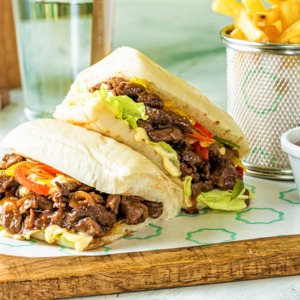 Drivu Teriyaki Steak Sandwich