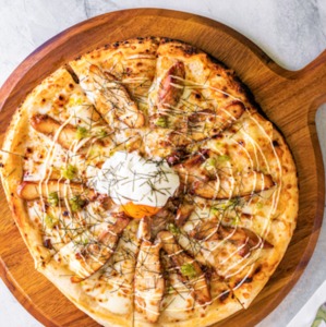 Drivu Teriyaki Chicken Pizza