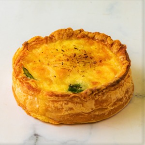 Drivu Salmon Spinach Quiche