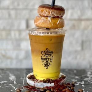 Drivu Saffron Latte Iced