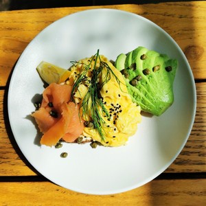 Drivu Egg Lox on Avocado Toast