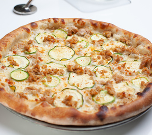 Drivu Zucchini & Sausage Pizza