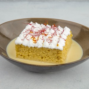 Drivu Saffron Milk Cake (Tres Leches)