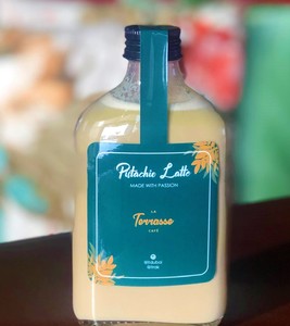 Drivu Cold Pistachio Latte
