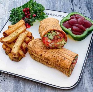 Drivu Spicy Buffalo Shrimp Wrap