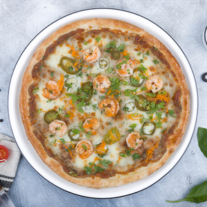 Drivu Thai Shrimp Pizza