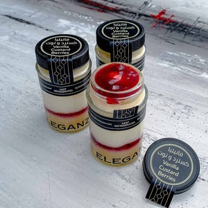 Drivu Vanilla With Custard And Berries Cake Jar