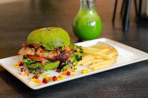 Drivu Chipotle Chicken Burger