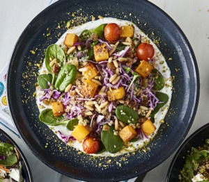 Drivu Roasted Pumpkin & Goat Cheese Salad