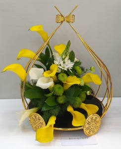 Drivu Yellow Calla Lilies