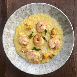 Drivu Prawn Pumpkin Risotto