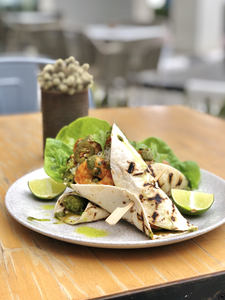 Drivu Prawn Tacos