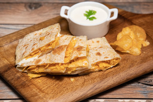 Drivu Roti with Cream Cheese & Chips Oman