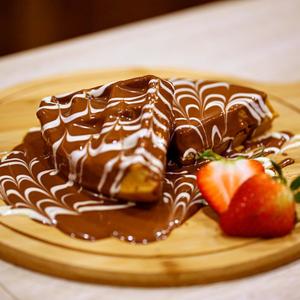 Drivu وافلز مكس جوكلت مع فراولة Waffle Mix Chocolate with Strawberry