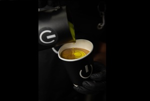 Drivu Saffron Latte Hot