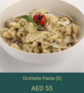 Drivu Orchette Pasta in White Sauce