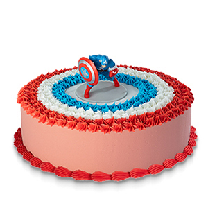 Drivu Captain America (Character Cake)